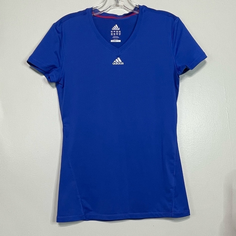 Adidas Climalite V-Neck Athletic T-Shirt Sz S